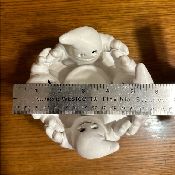 Vintage Circle of Ghosts Ceramic Candle Holder - Picture 8 of 9